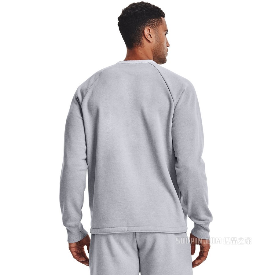 男士Project Rock强森Heavyweight Terry圆领运动衣