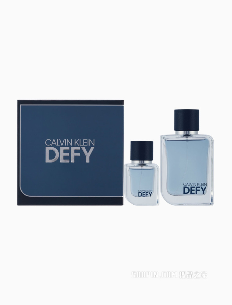 【新年礼物】Calvin Klein DEFY卡尔文克雷恩肆意男士淡香水EDT 99350058164 100ML+30ML礼盒