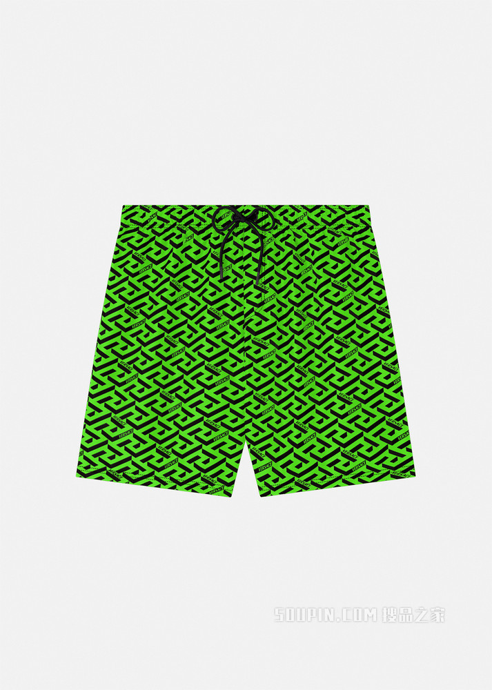 La Greca 印花泳裤