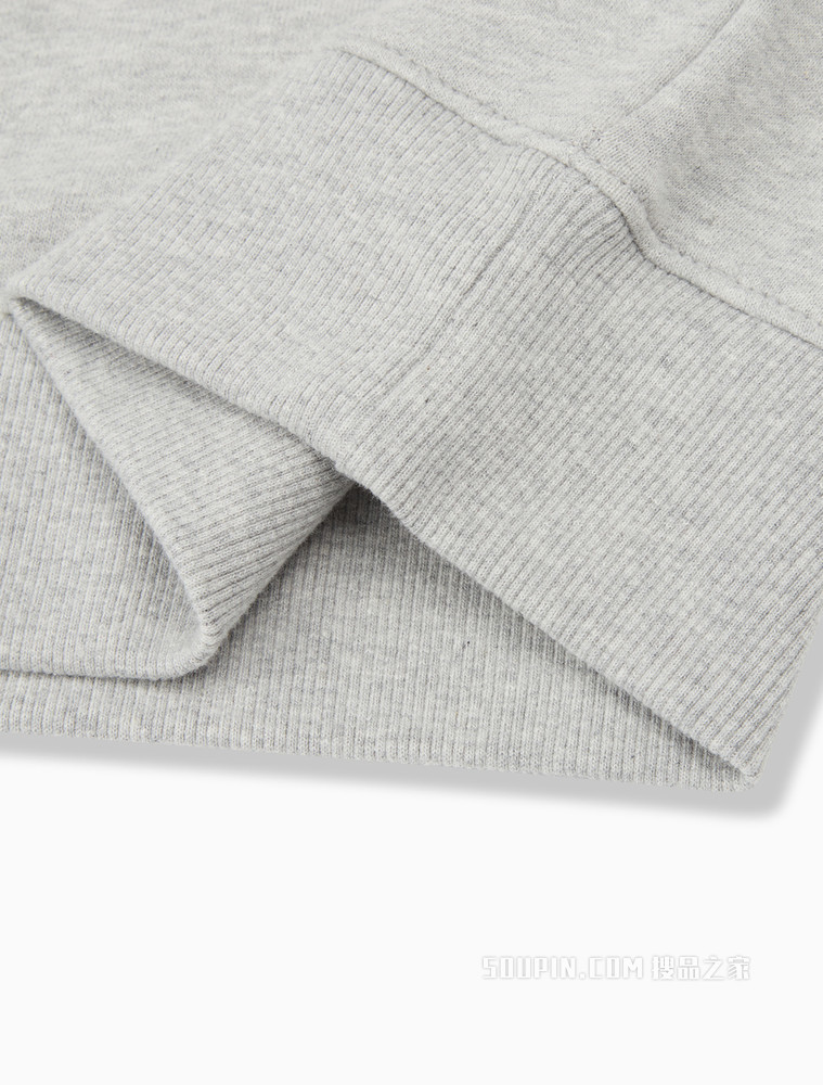 Calvin Klein 男士抽绳领棉质交叠LOGO套头卫衣J319704