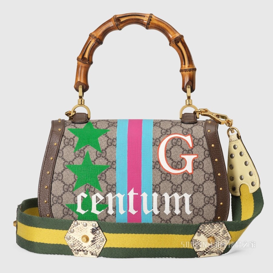 竹节中号手提包 原色