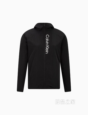 Calvin Klein 女士户外休闲连帽LOGO印花运动外套4WS2O509
