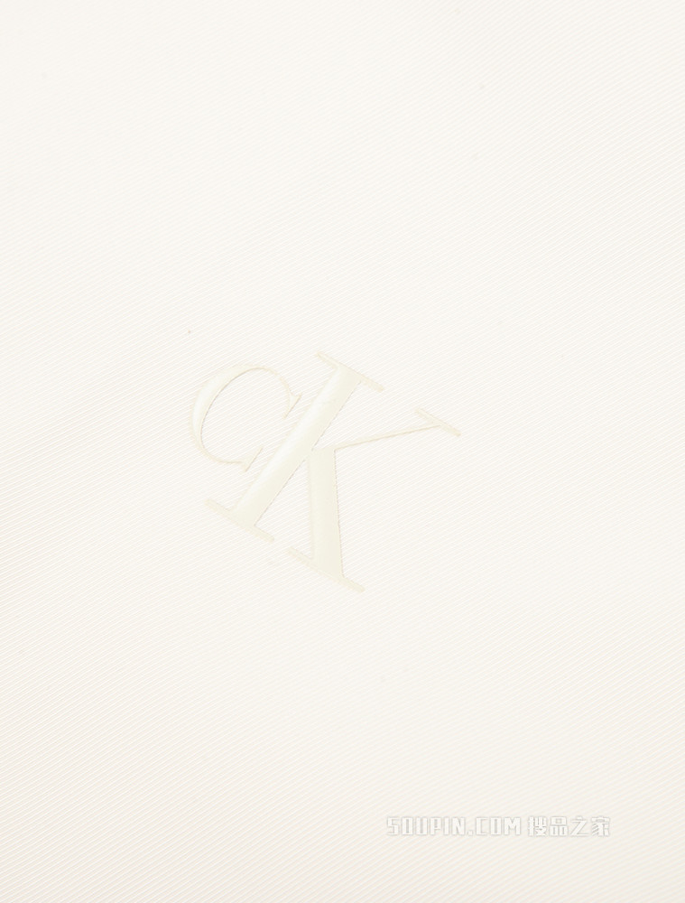 Calvin Klein 男士立领拉链同色系印花单夹克外套J320579