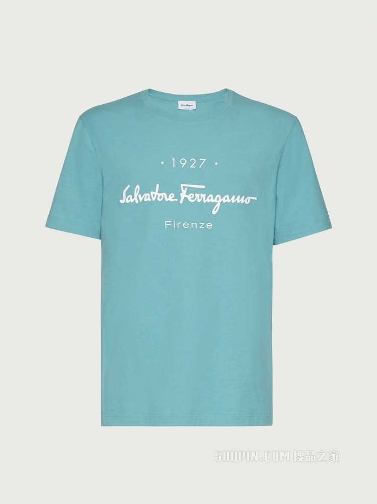 1927印花标识T恤