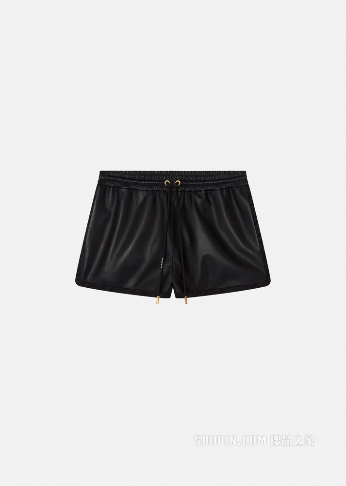 小羊皮短裤