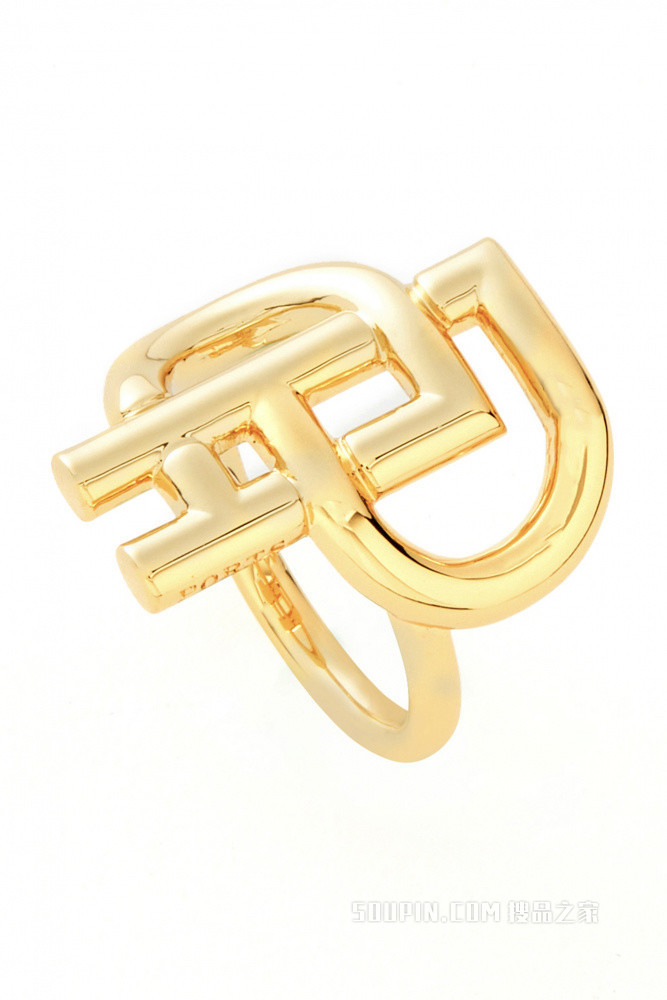 embrace P logo丝巾扣