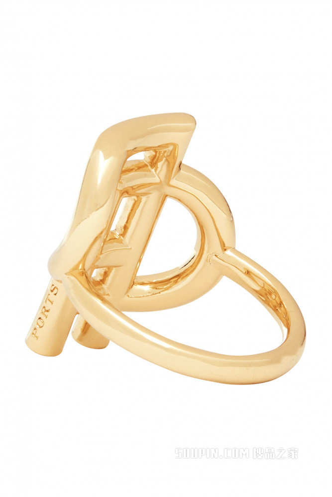 embrace P logo丝巾扣