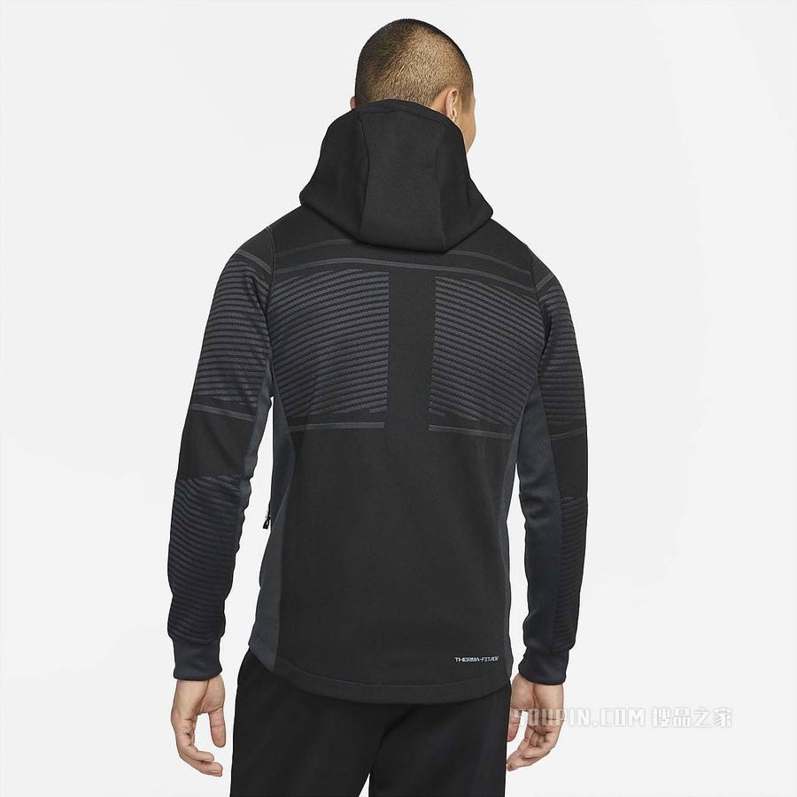 Nike Therma-FIT ADV 男子全长拉链开襟训练连帽衫