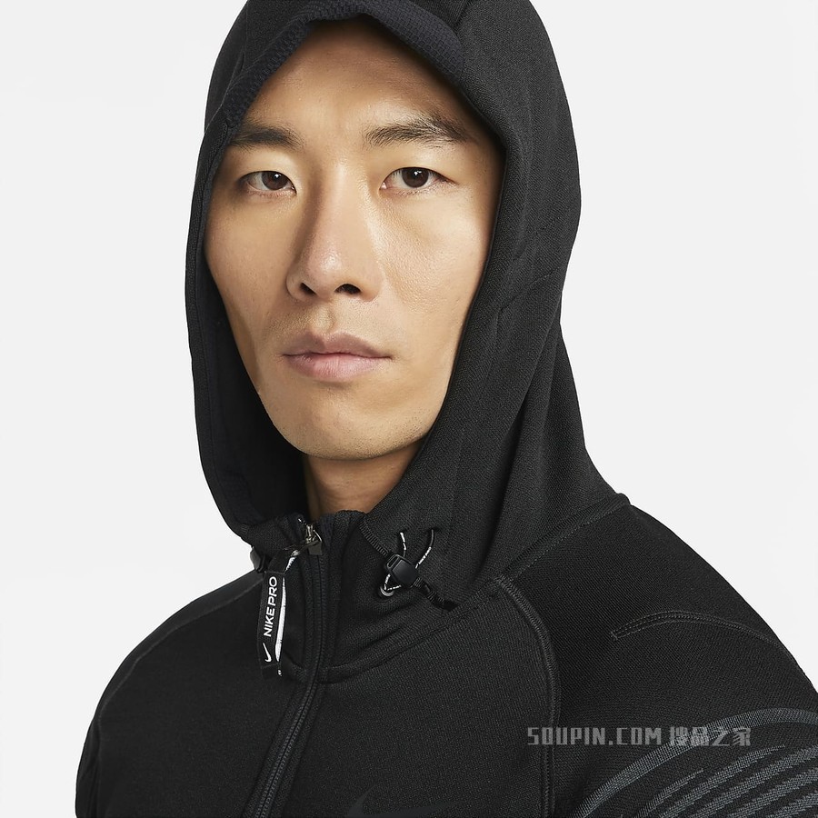 Nike Therma-FIT ADV 男子全长拉链开襟训练连帽衫