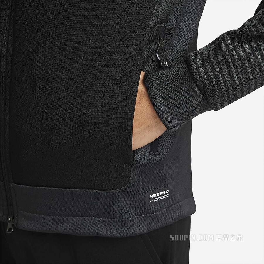 Nike Therma-FIT ADV 男子全长拉链开襟训练连帽衫