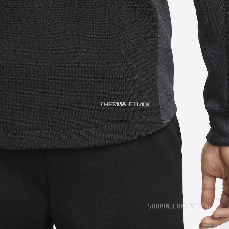 Nike Therma-FIT ADV 男子全长拉链开襟训练连帽衫