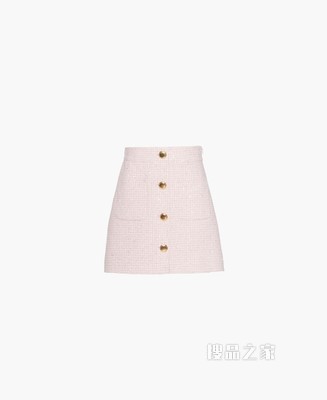 Gingham check skirt