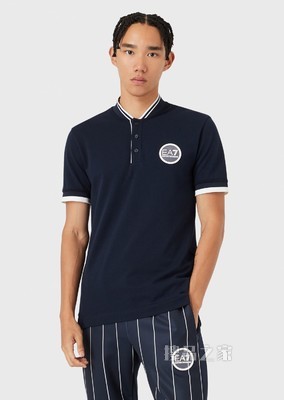 柔软棉质短袖 POLO 衫 | EA7