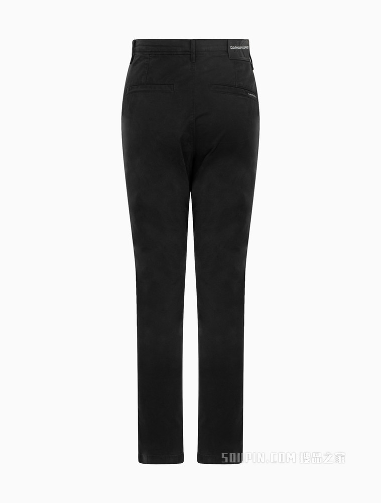 Calvin Klein 男士时尚简约铆钉扣LOGO贴片休闲裤ZM01906