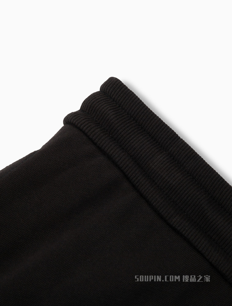 Calvin Klein 男士松紧抽绳束脚棉质LOGO贴布休闲裤ZM01908