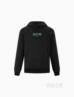 Calvin Klein 男士时尚连帽纯棉醒目LOGO印花卫衣ZM01915