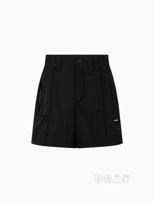 Calvin Klein 男士时尚舒适松紧腰LOGO贴章休闲短裤ZM01927