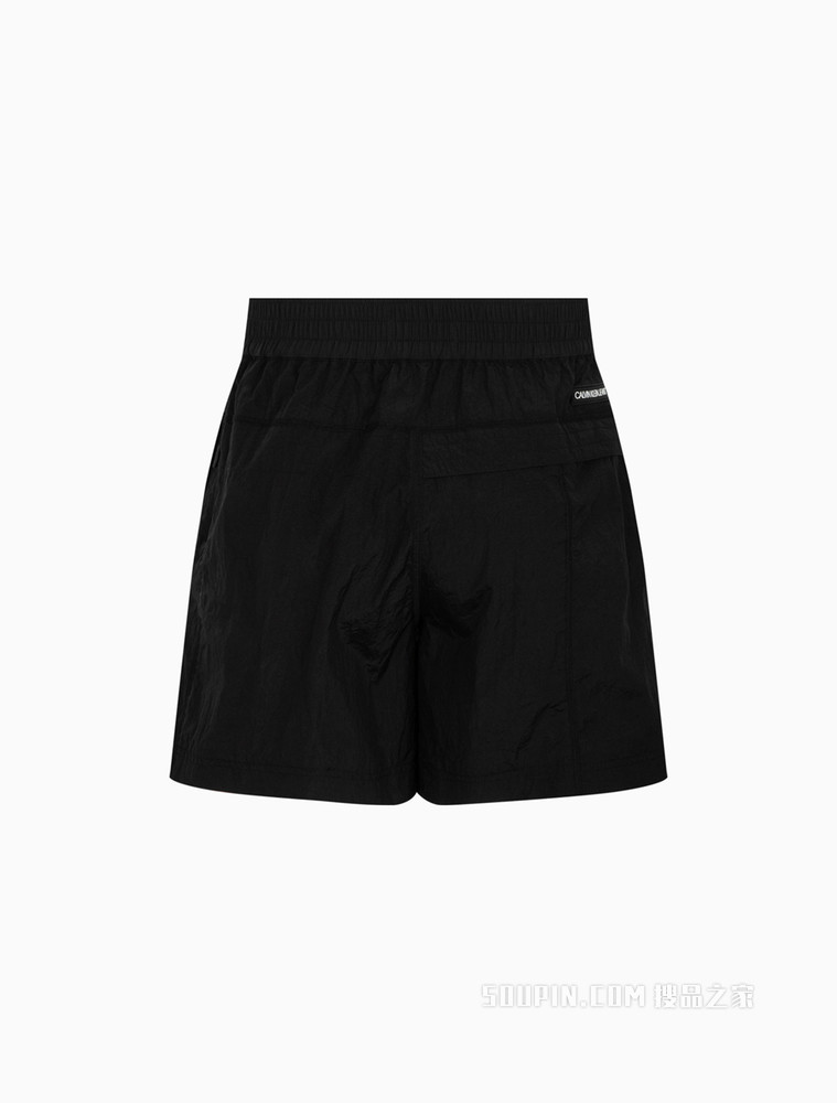 Calvin Klein 男士时尚舒适松紧腰LOGO贴章休闲短裤ZM01927