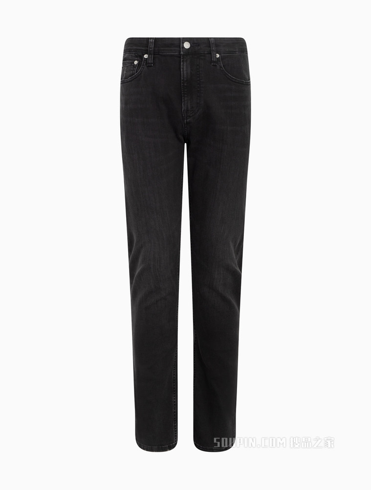 Calvin Klein 男士时髦合体版LOGO贴片水洗牛仔裤J320670