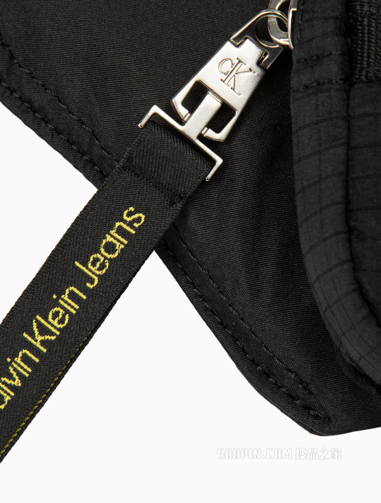 Calvin Klein 男士可调节插扣拉链LOGO织标经典腰包HH3079