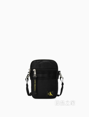 Calvin Klein 男士可拆卸背带荧光色LOGO绣片手机挎包HP1777