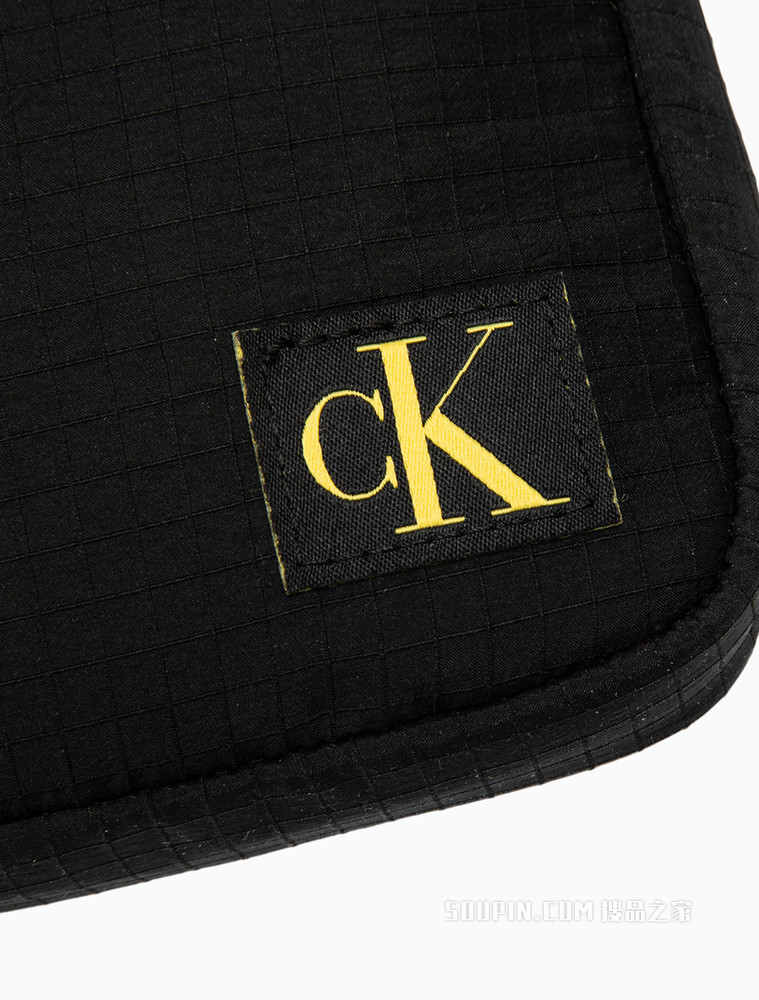 Calvin Klein 男士可拆卸背带荧光色LOGO绣片手机挎包HP1777