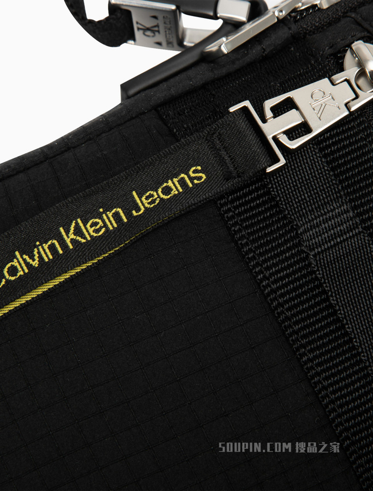 Calvin Klein 男士可拆卸背带荧光色LOGO绣片手机挎包HP1777