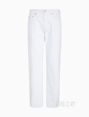 Calvin Klein 男士时尚百搭宽松直筒纯棉水洗牛仔裤J320683