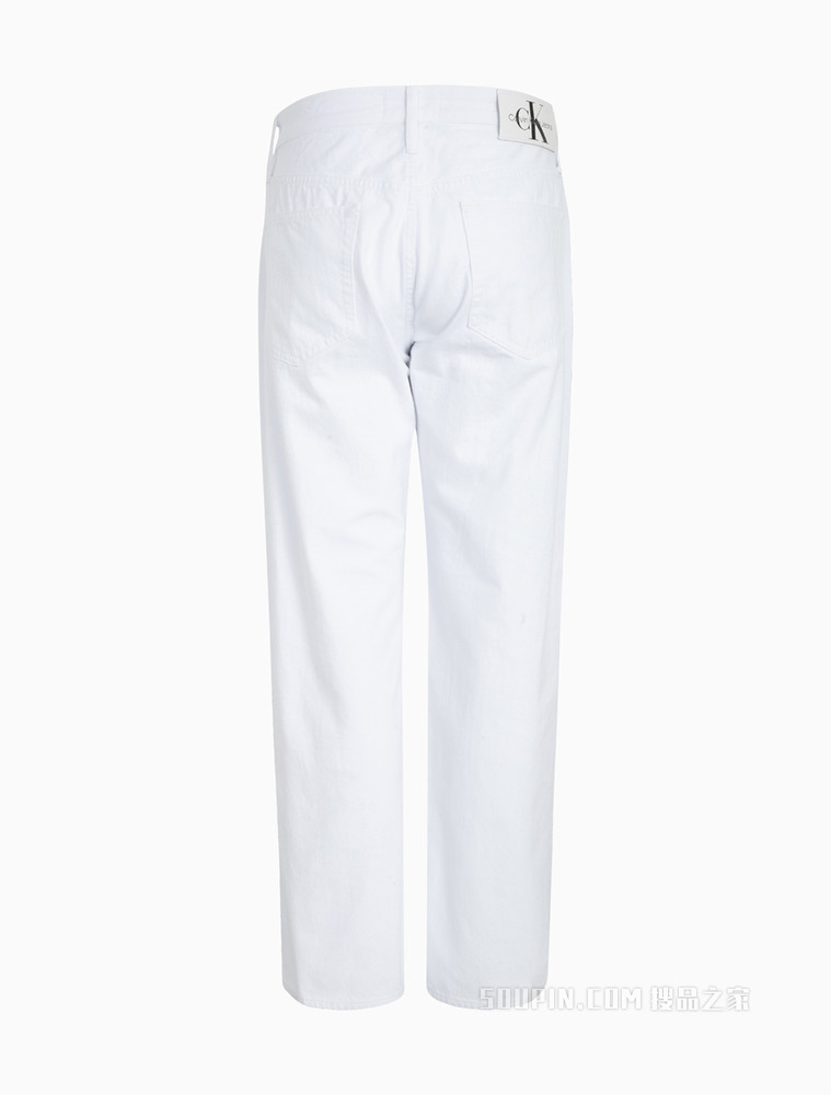 Calvin Klein 男士时尚百搭宽松直筒纯棉水洗牛仔裤J320683