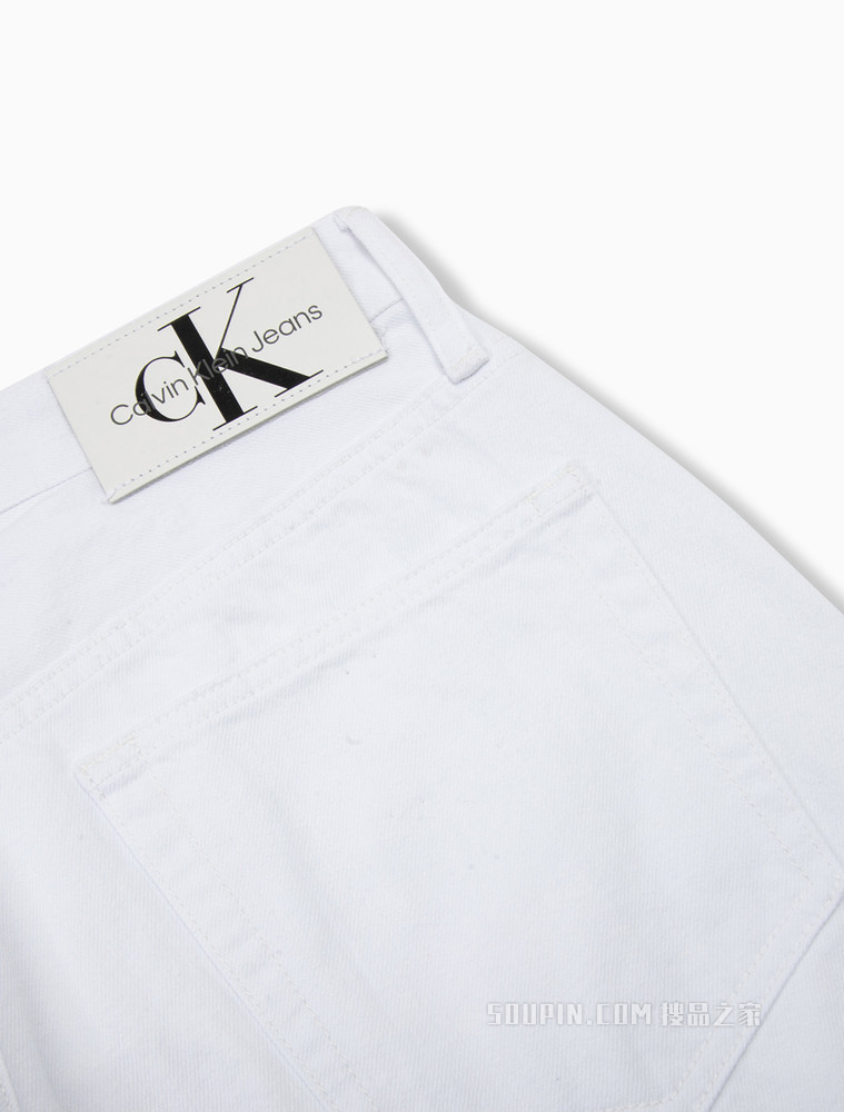 Calvin Klein 男士时尚百搭宽松直筒纯棉水洗牛仔裤J320683