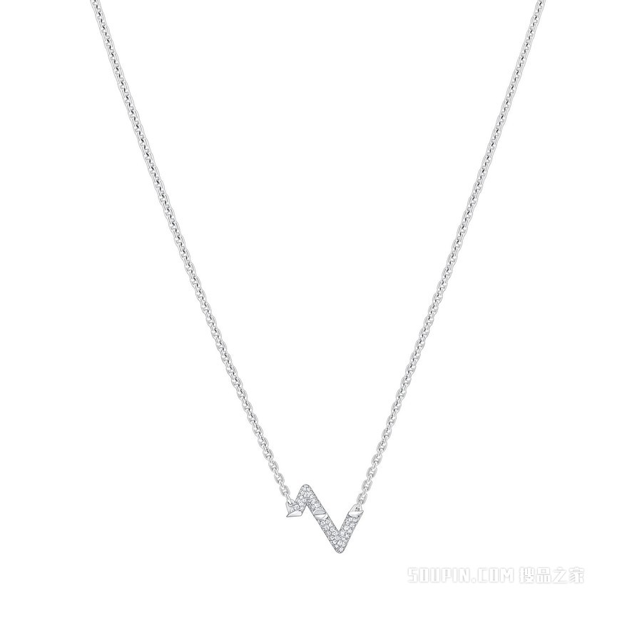 LV VOLT UPSIDE DOWN 18K金 钻石项链