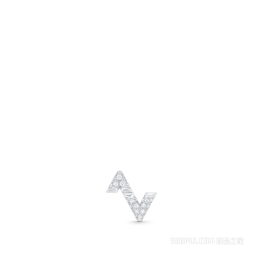 LV VOLT UPSIDE DOWN 18K金 钻石耳钉
