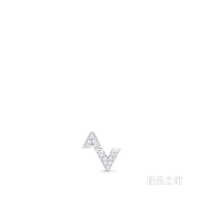 LV VOLT UPSIDE DOWN 18K金 钻石耳钉