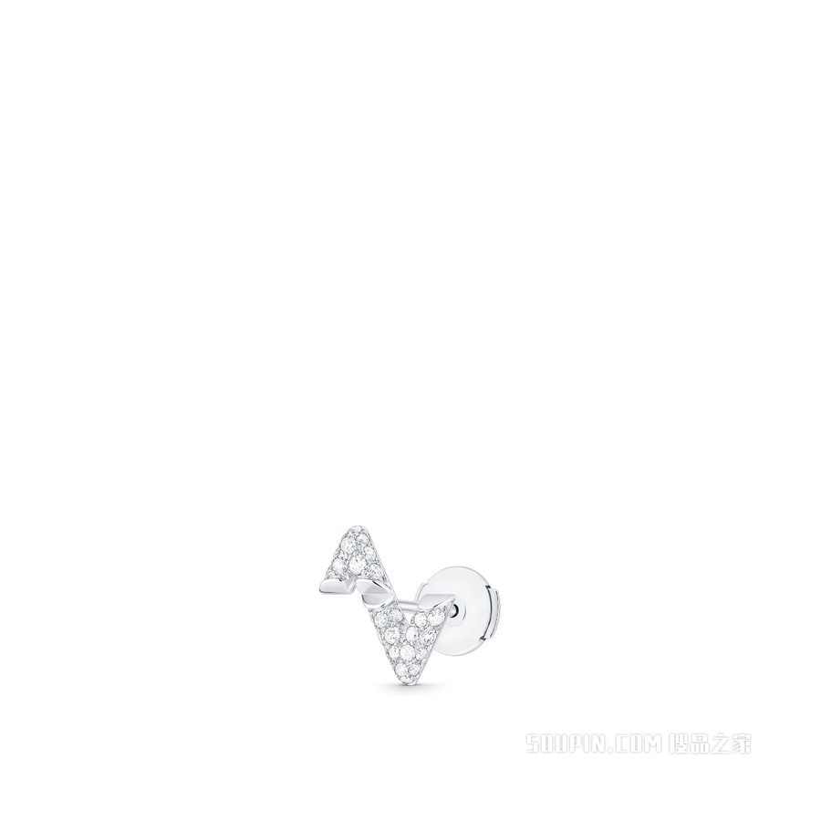 LV VOLT UPSIDE DOWN 18K金 钻石耳钉