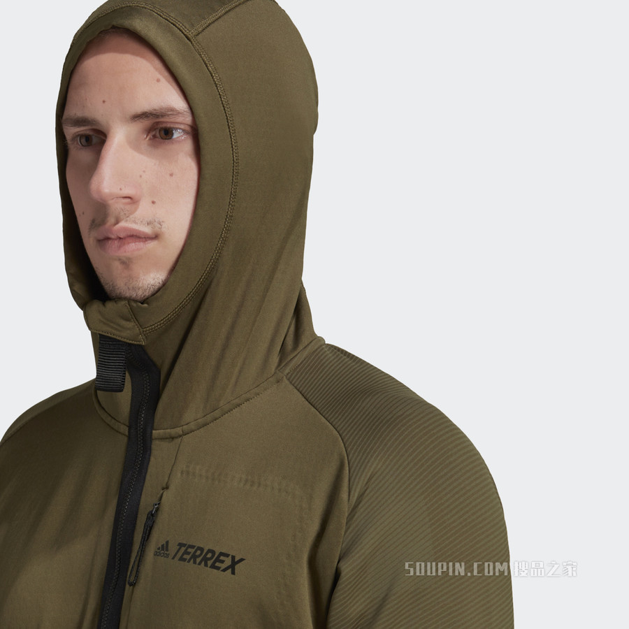TERREX M TX Flooce HdJ 助力环保运动户外连帽夹克