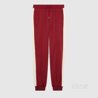 “Original Gucci”印花慢跑长裤 洋红色