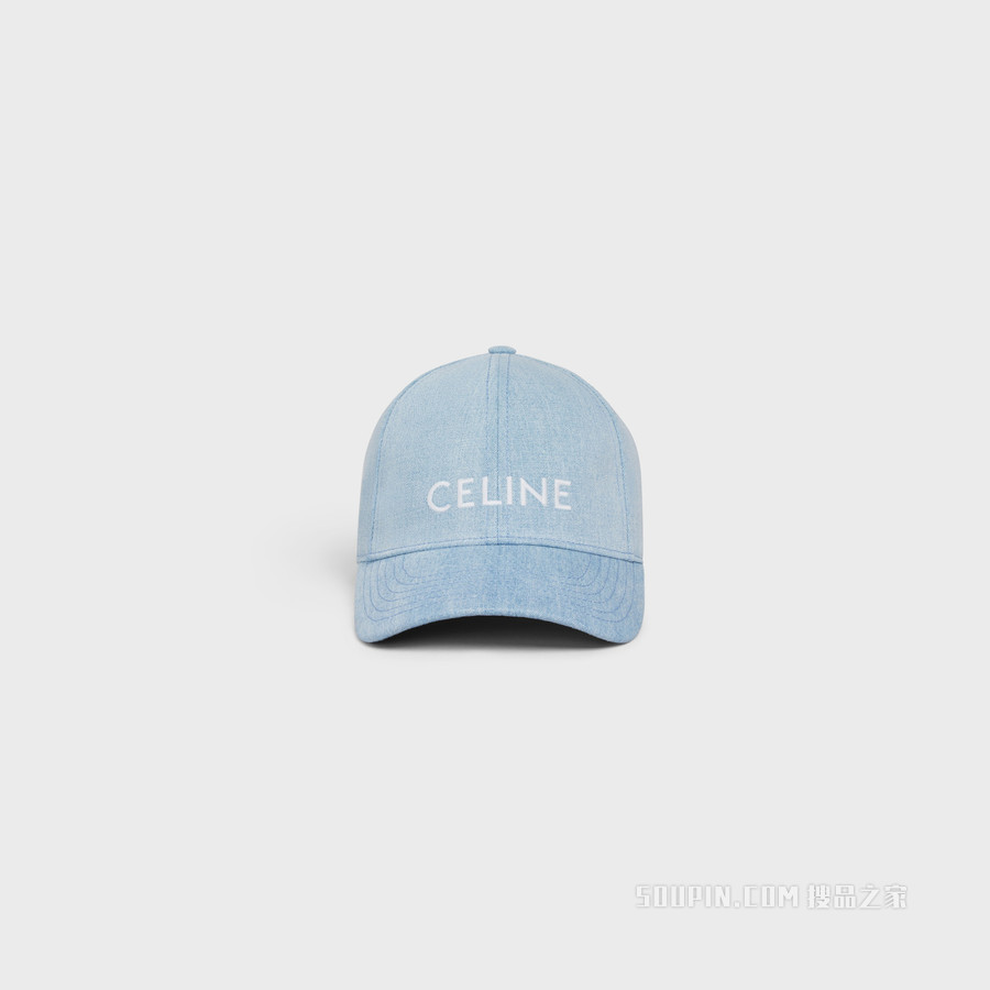 CELINE牛仔棒球帽 SUN FADED WASH-08SF