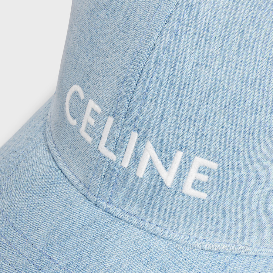 CELINE牛仔棒球帽 SUN FADED WASH-08SF