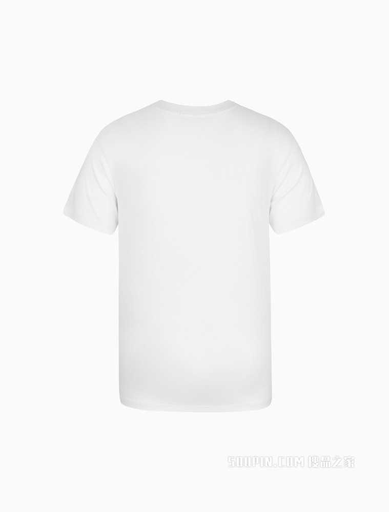 Calvin Klein 男装时尚简约LOGO印花全棉圆领短袖T恤J317893