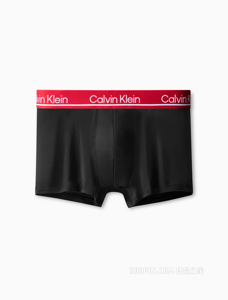 Calvin Klein 男士四条装LOGO腰边弹力轻薄平角内裤NP2446O