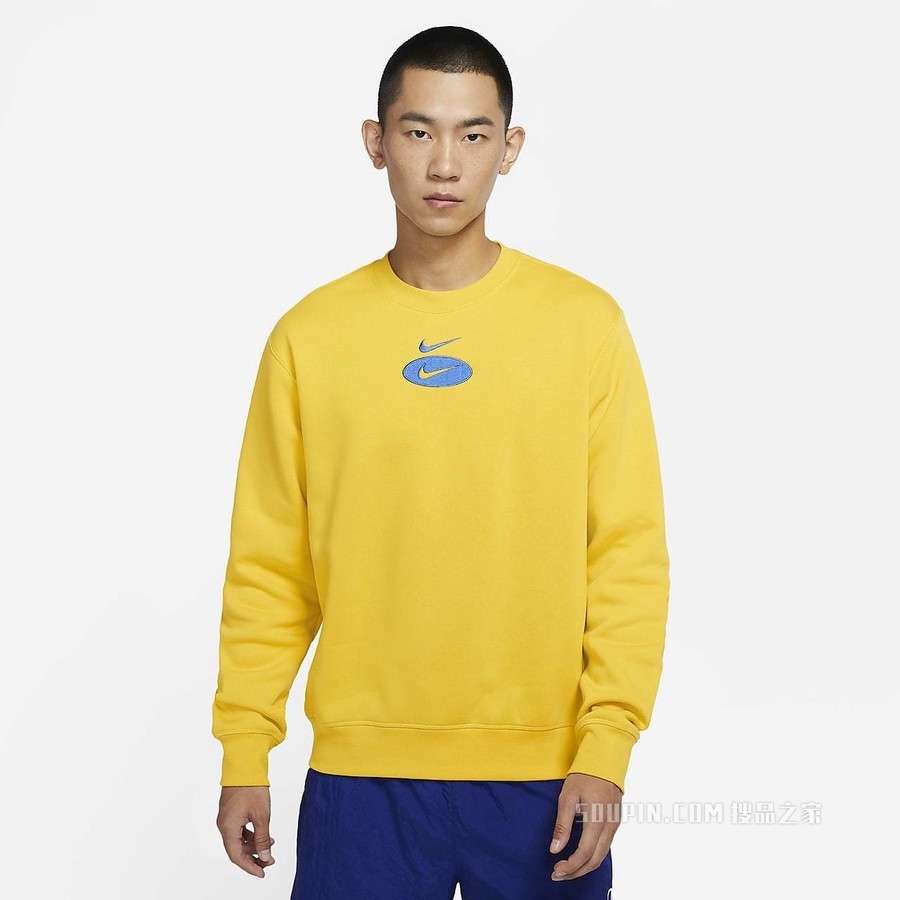 Nike Sportswear Swoosh League 男子起绒圆领上衣