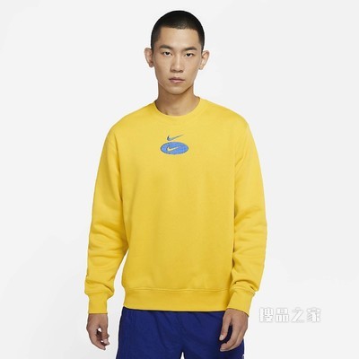 Nike Sportswear Swoosh League 男子起绒圆领上衣