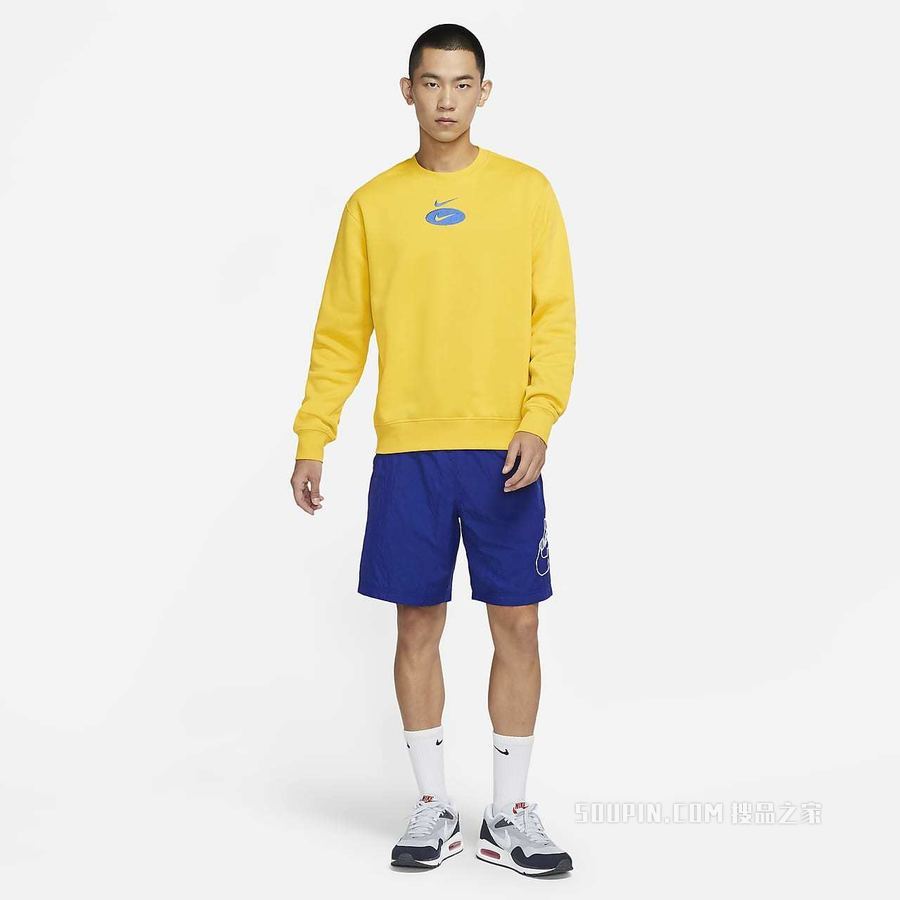 Nike Sportswear Swoosh League 男子起绒圆领上衣
