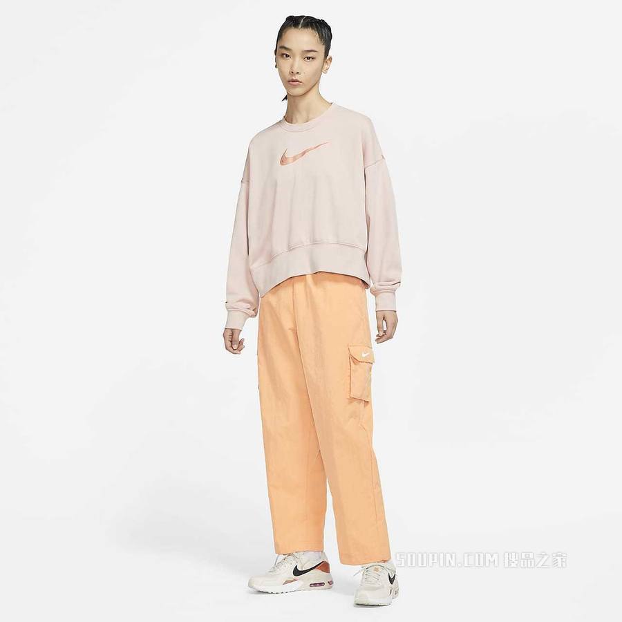 Nike Sportswear Essential 女子高腰梭织工装长裤