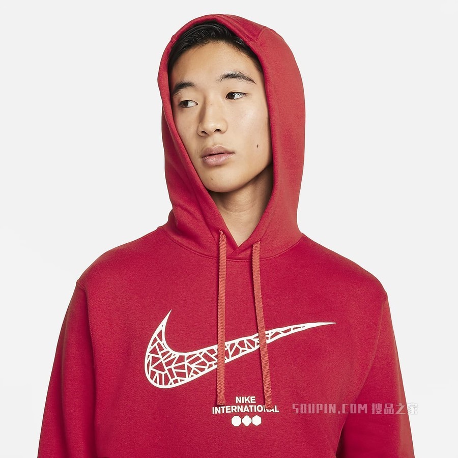 Nike Sportswear Club 男子起绒套头连帽衫