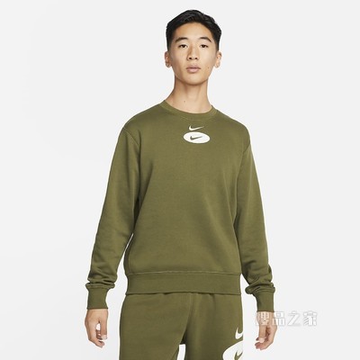Nike Sportswear Swoosh League 男子起绒圆领上衣
