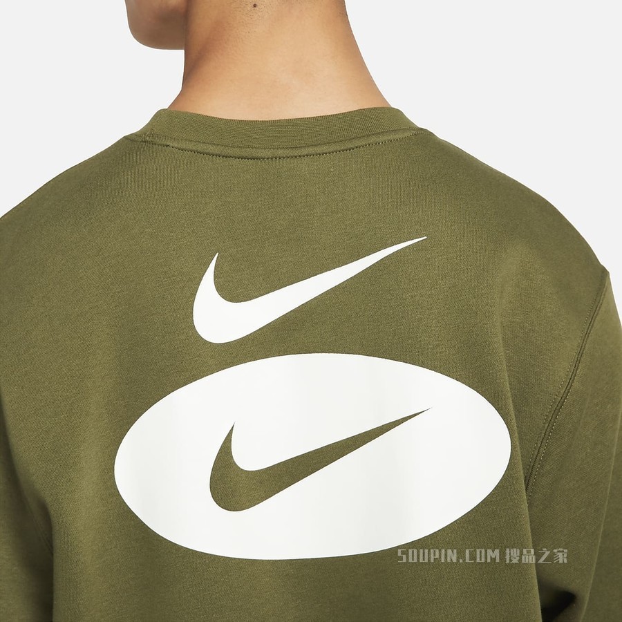 Nike Sportswear Swoosh League 男子起绒圆领上衣