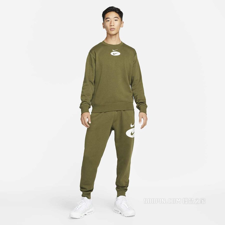 Nike Sportswear Swoosh League 男子起绒圆领上衣