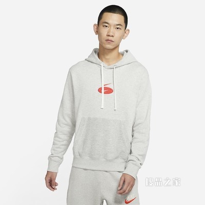 Nike Sportswear Swoosh League French Terry 男子套头连帽衫