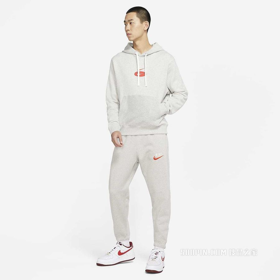 Nike Sportswear Swoosh League French Terry 男子套头连帽衫